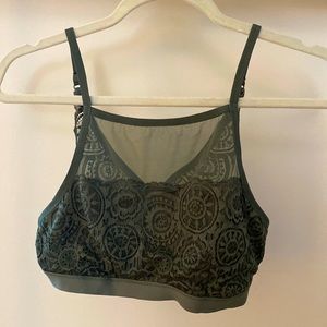 Aerie high neck lace bralette